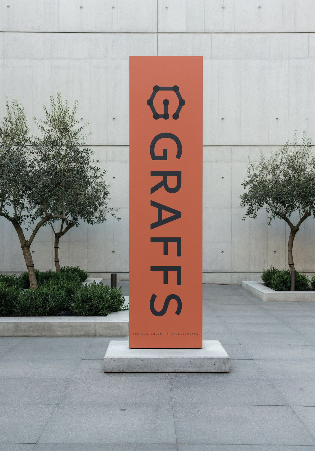 Signage pylon — Wayfinding · exterior pylon