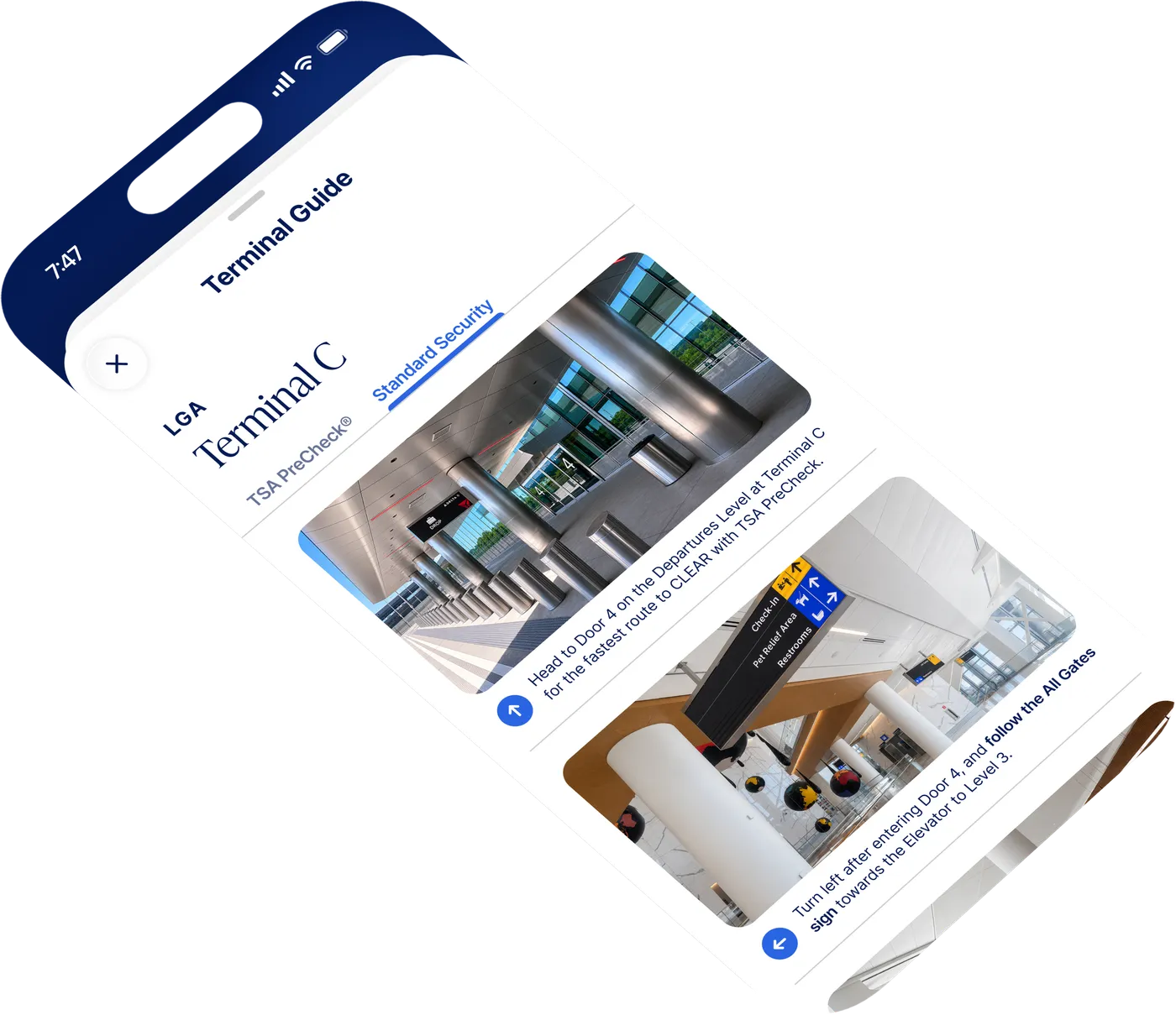 Terminal Guide — USER Journey