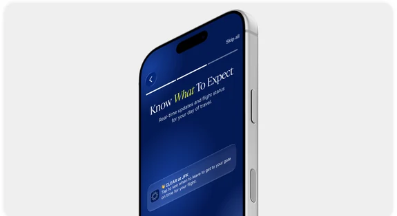 App Onboarding &mdash; the &ldquo;Know What To Expect&rdquo; screen
